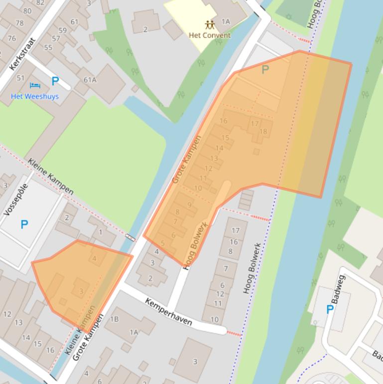 Kaart van postcodegebied 8701HH.