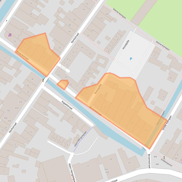 Kaart van postcodegebied 8701HM.