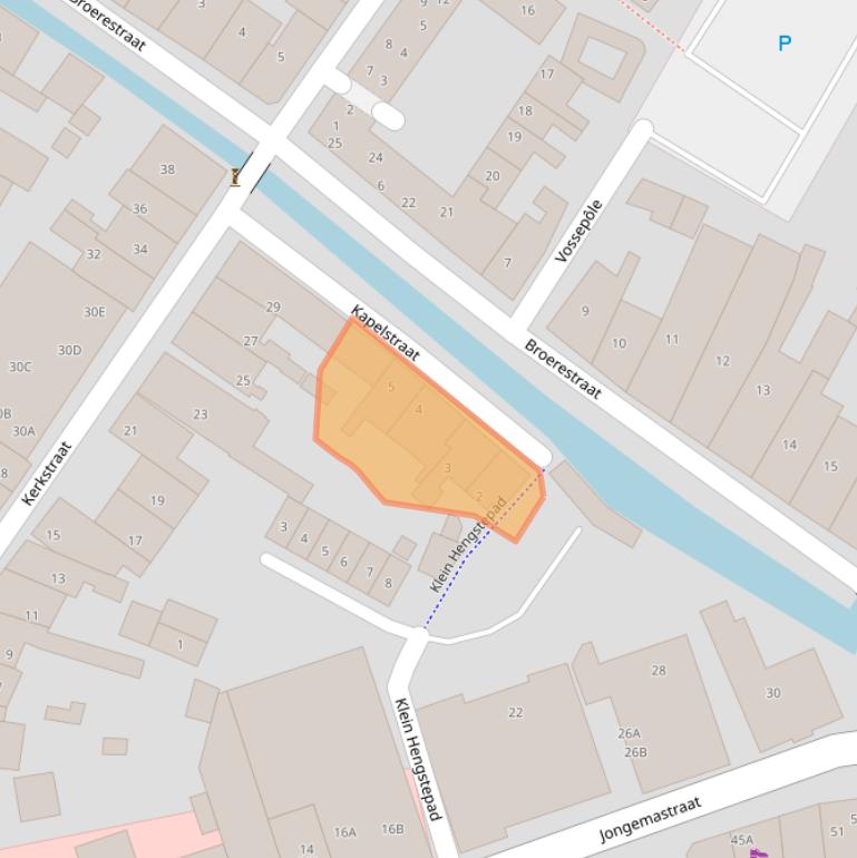 Kaart van postcodegebied 8701HN.