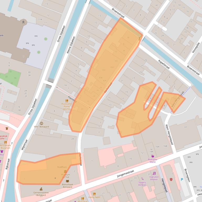 Kaart van postcodegebied 8701HS.