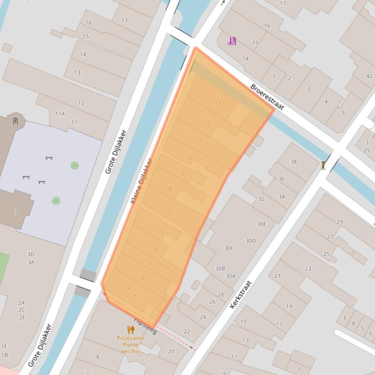 Kaart van postcodegebied 8701HV.