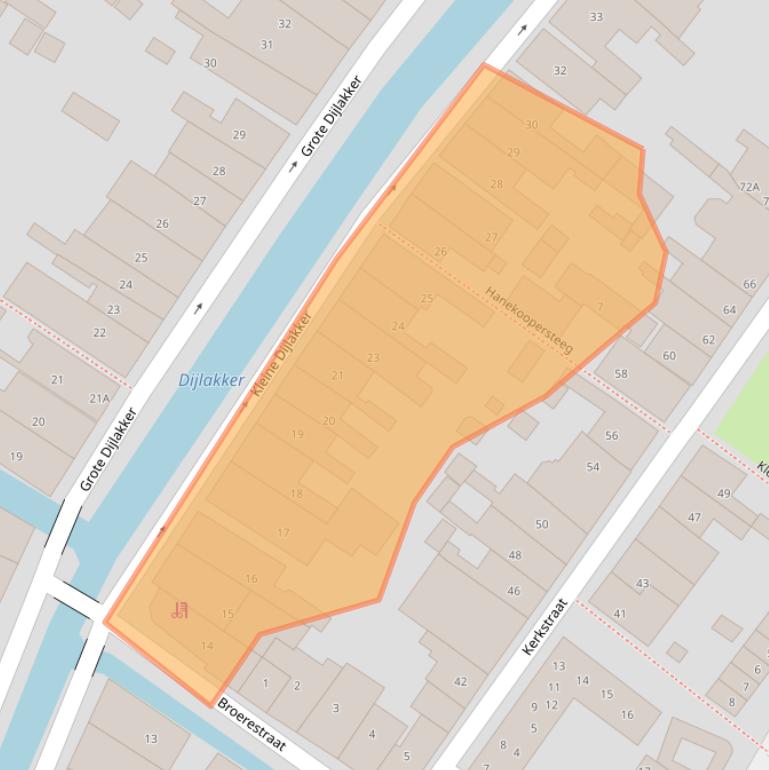 Kaart van postcodegebied 8701HW.