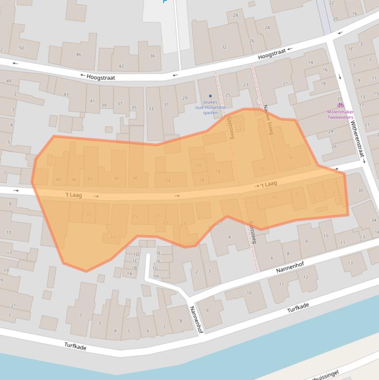 Kaart van postcodegebied 8701JP.