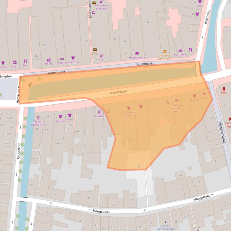 Kaart van postcodegebied 8701JT.