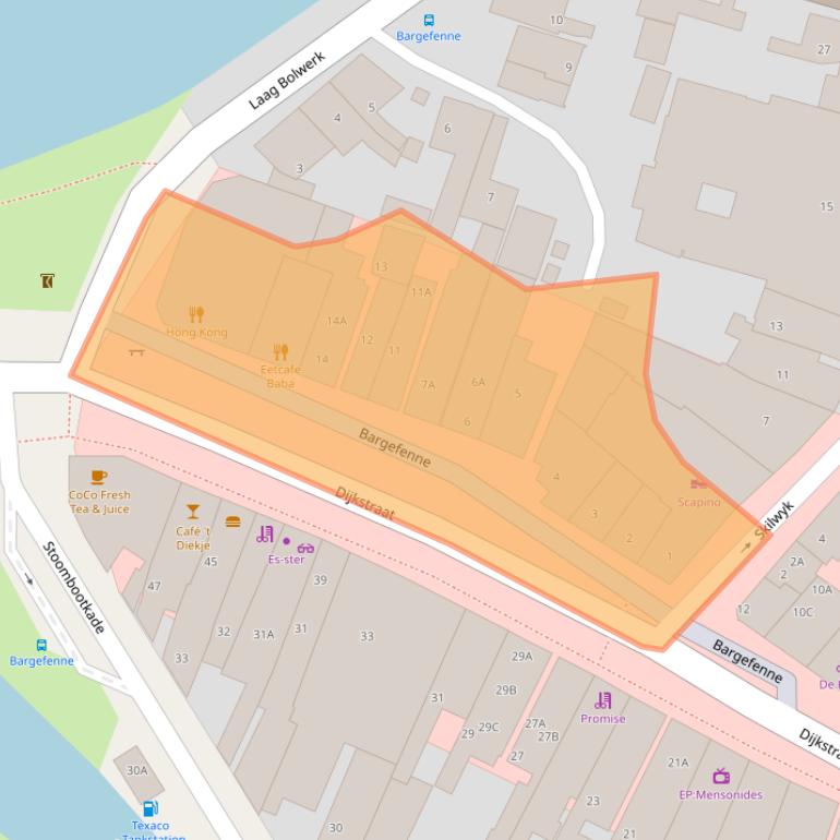 Kaart van postcodegebied 8701KD.