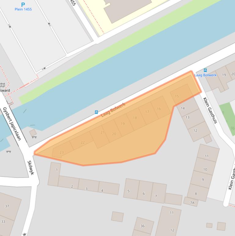 Kaart van postcodegebied 8701KS.