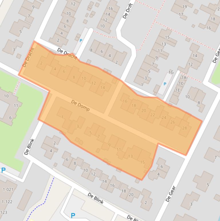 Kaart van postcodegebied 8701LC.