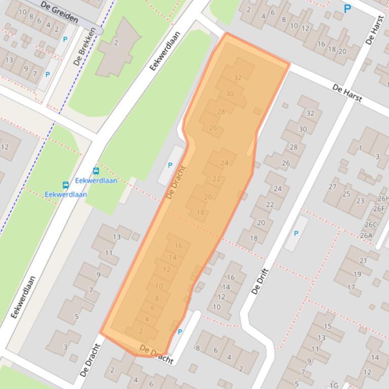 Kaart van postcodegebied 8701LM.