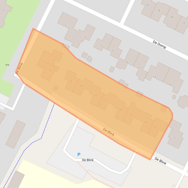 Kaart van postcodegebied 8701LW.