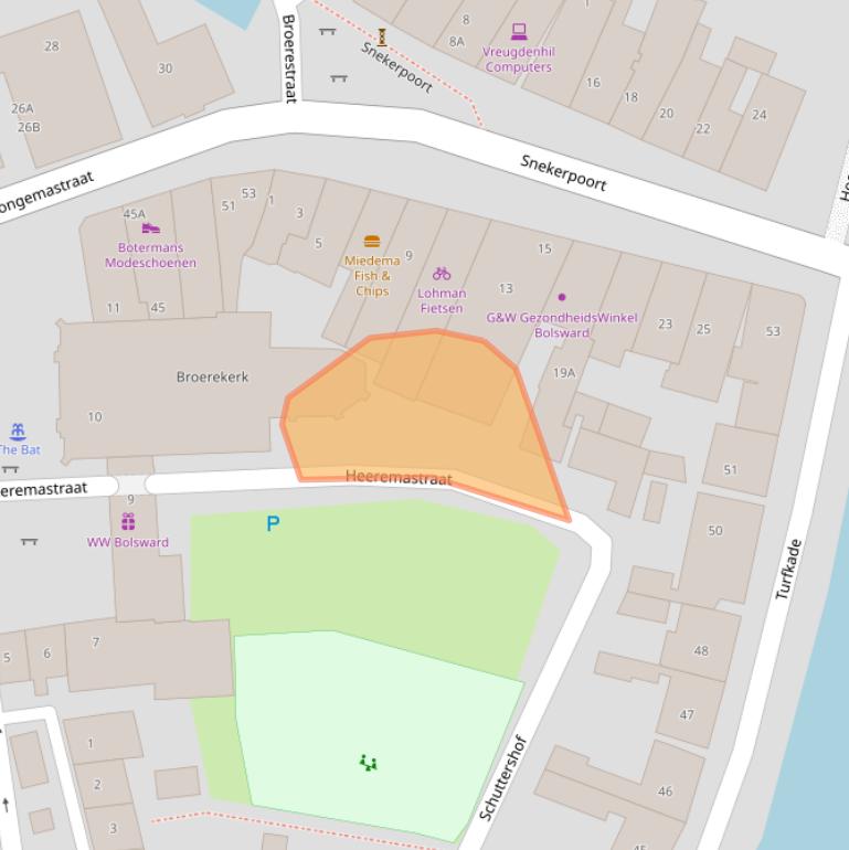 Kaart van postcodegebied 8701NB.