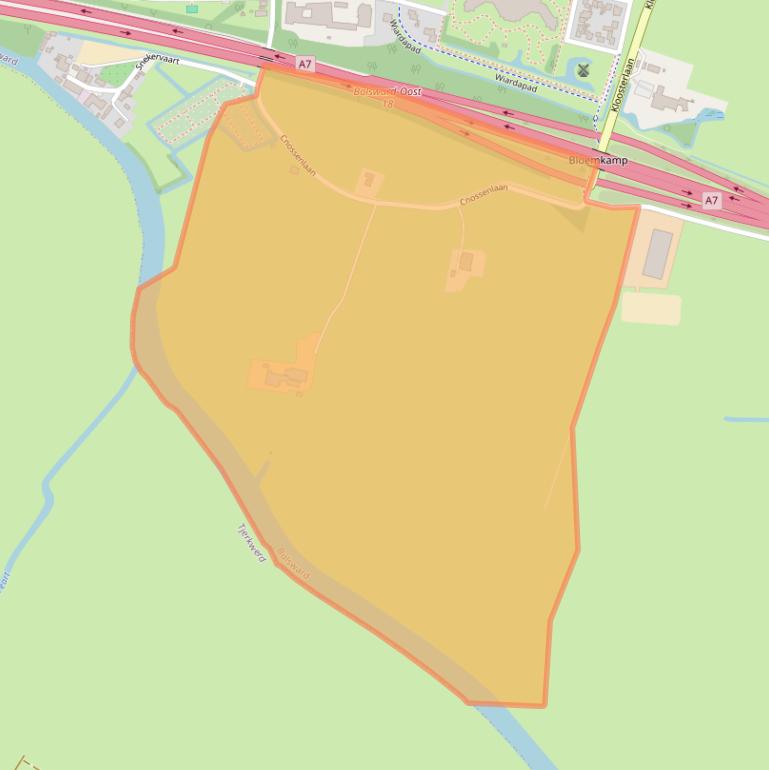 Kaart van postcodegebied 8701PB.