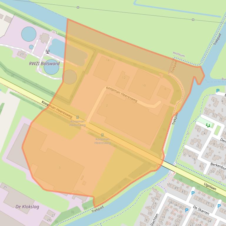 Kaart van postcodegebied 8701PR.