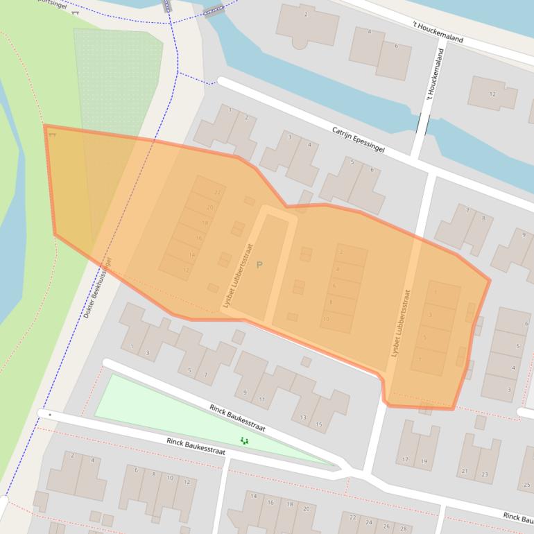 Kaart van postcodegebied 8701VE.