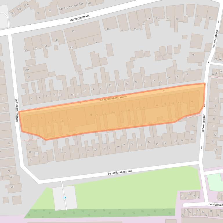 Kaart van postcodegebied 8701WL.