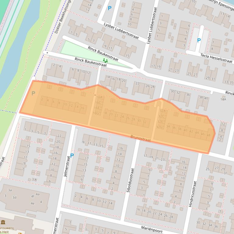 Kaart van postcodegebied 8701XM.