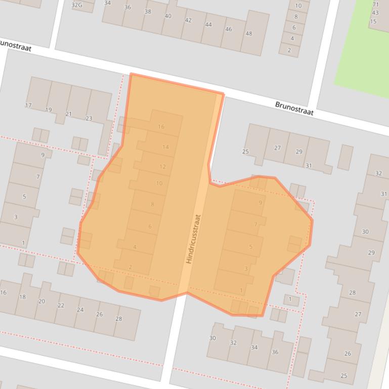 Kaart van postcodegebied 8701XP.