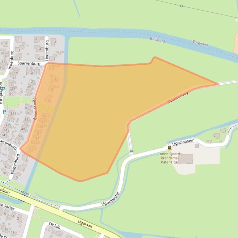 Kaart van postcodegebied 8702AH.