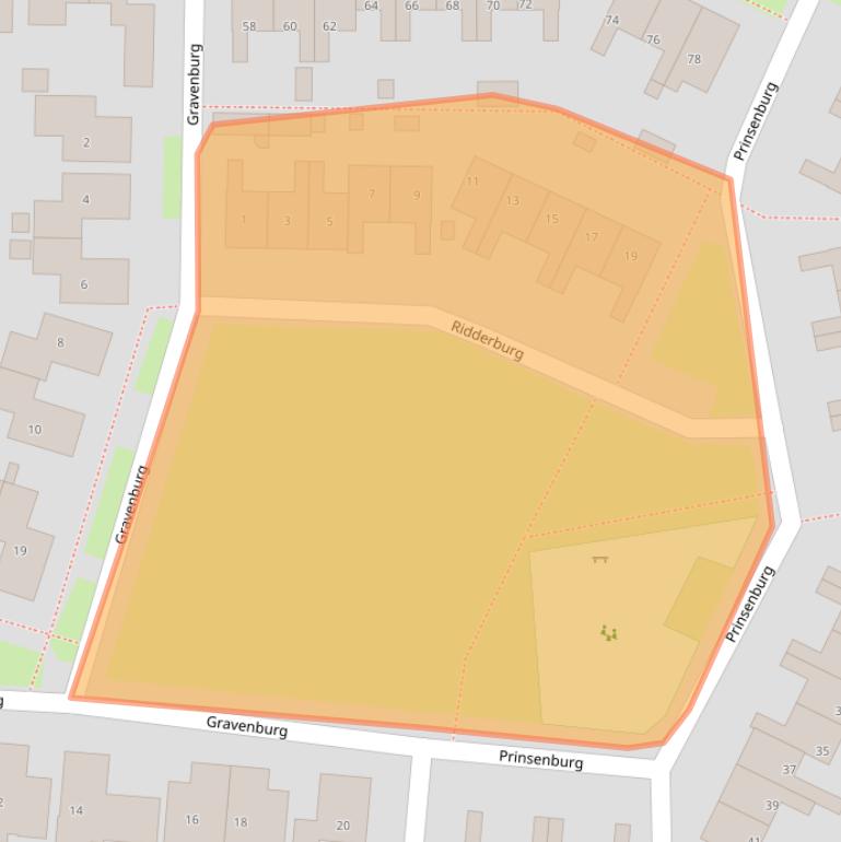 Kaart van postcodegebied 8702AR.