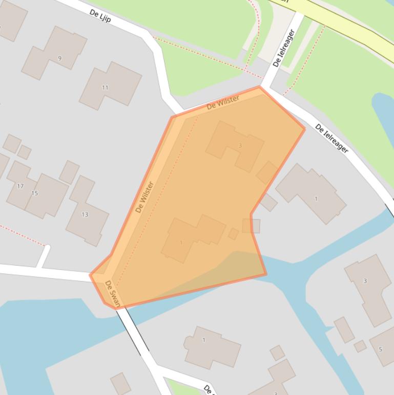 Kaart van postcodegebied 8702CH.