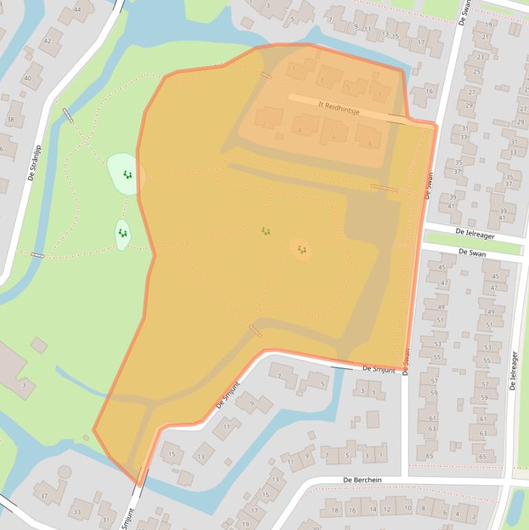 Kaart van postcodegebied 8702CN.