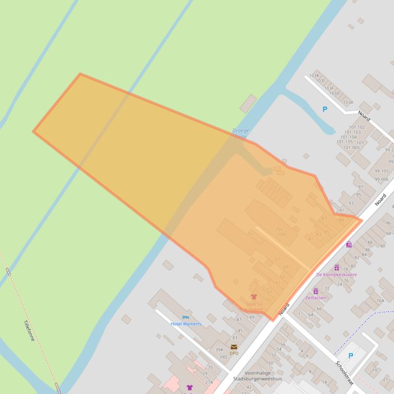 Kaart van postcodegebied 8711AC.