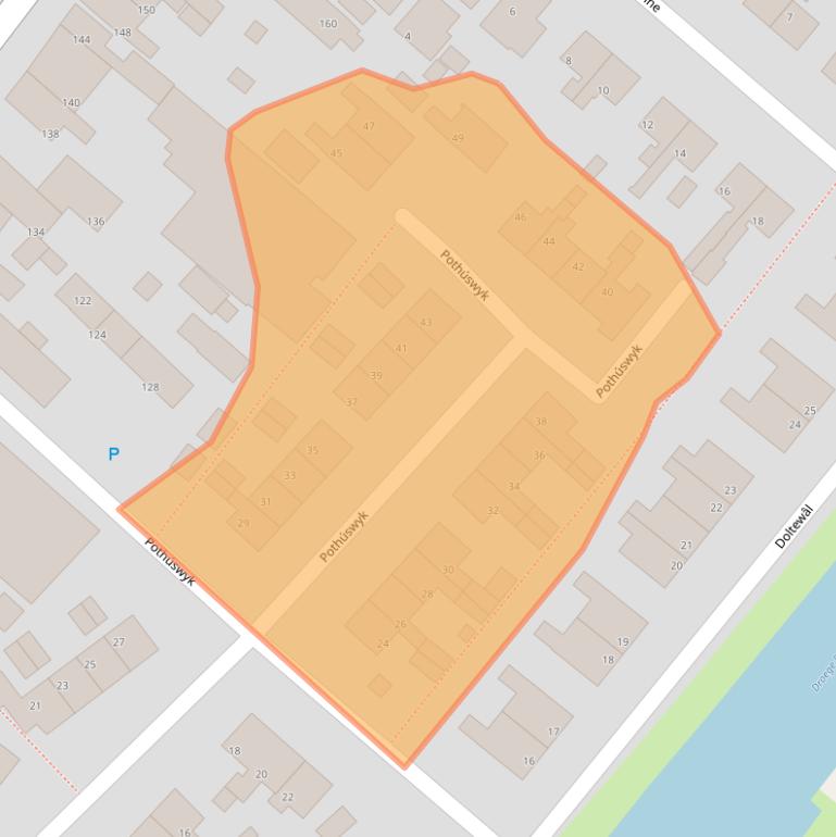 Kaart van postcodegebied 8711BC.