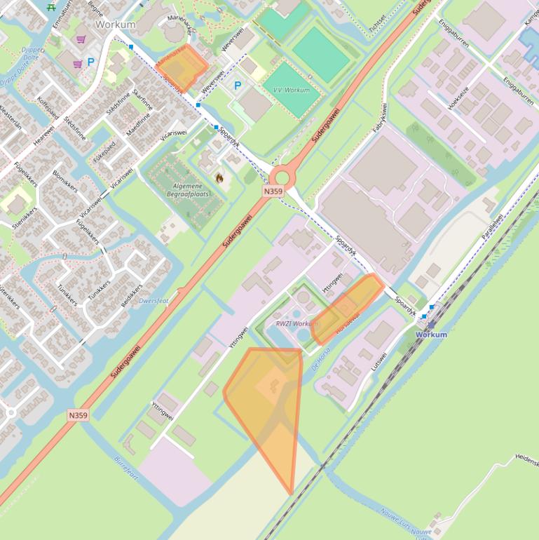 Kaart van postcodegebied 8711CG.