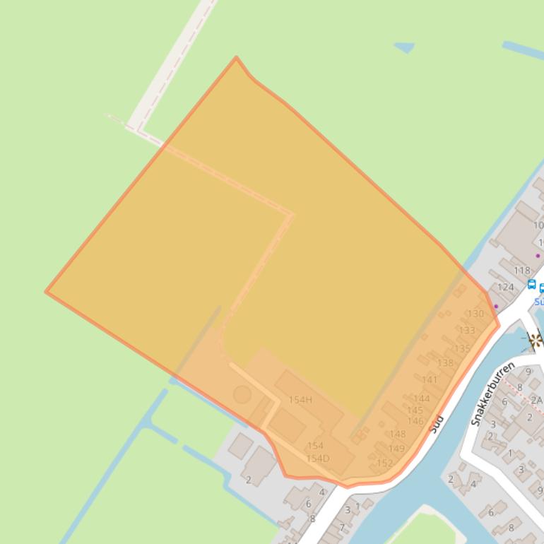 Kaart van postcodegebied 8711CZ.