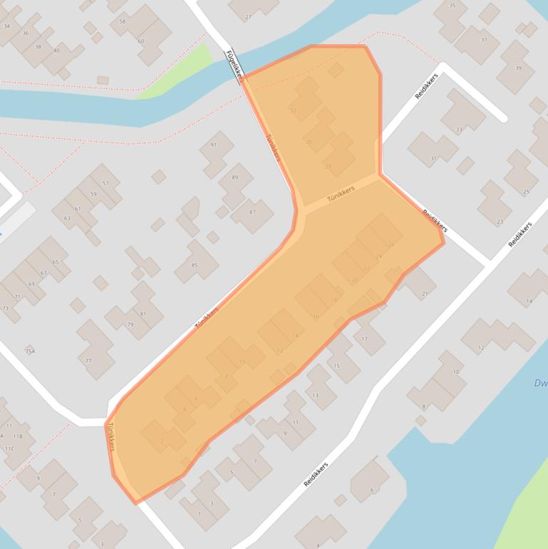 Kaart van postcodegebied 8711DL.