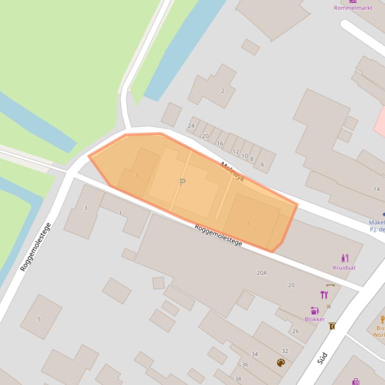 Kaart van postcodegebied 8711DR.