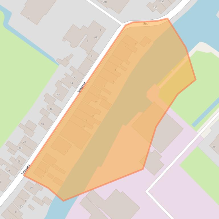 Kaart van postcodegebied 8711EB.