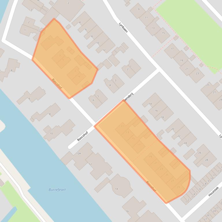 Kaart van postcodegebied 8711EW.