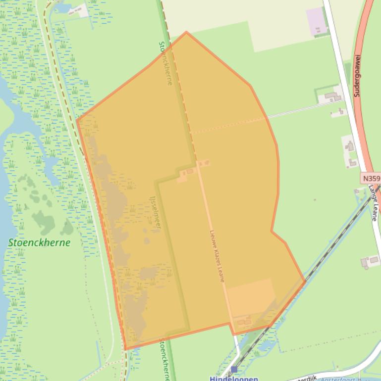 Kaart van postcodegebied 8711HL.