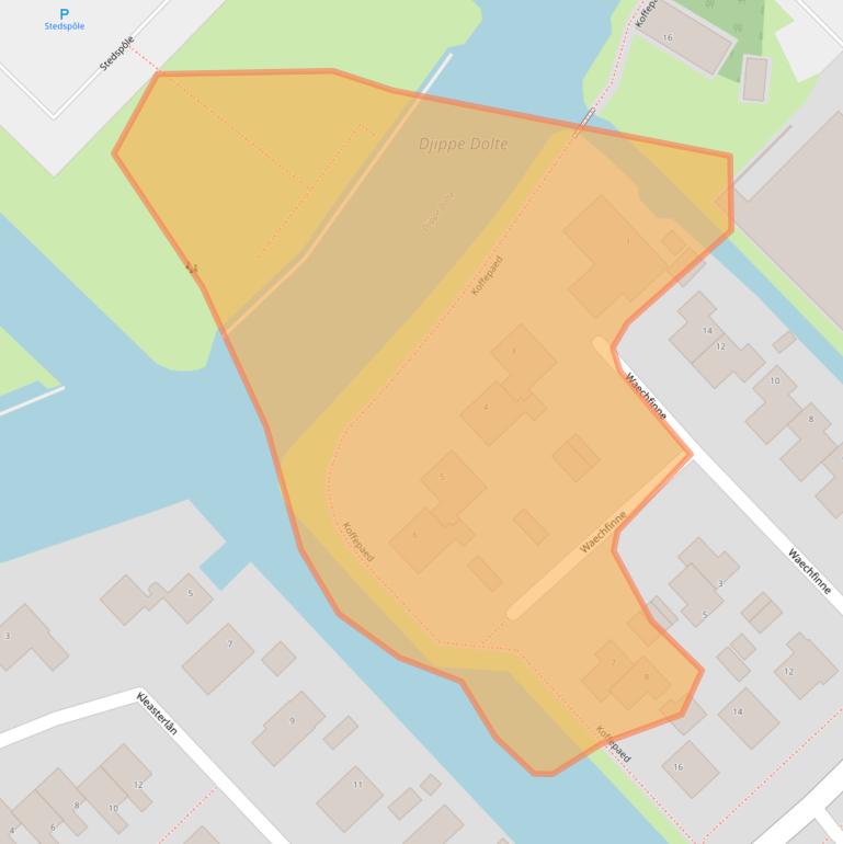 Kaart van postcodegebied 8711HZ.