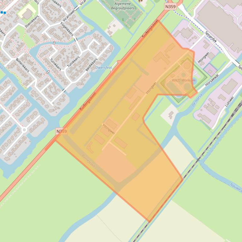 Kaart van postcodegebied 8711JH.
