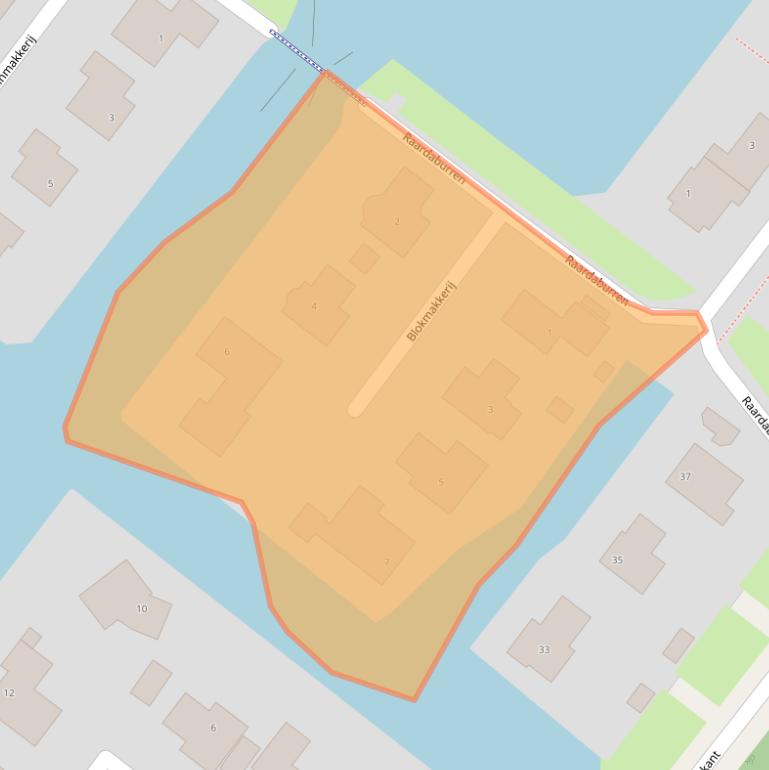 Kaart van postcodegebied 8711KL.