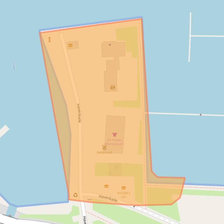 Kaart van postcodegebied 8713JR.