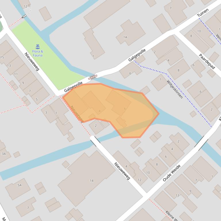 Kaart van postcodegebied 8713LB.