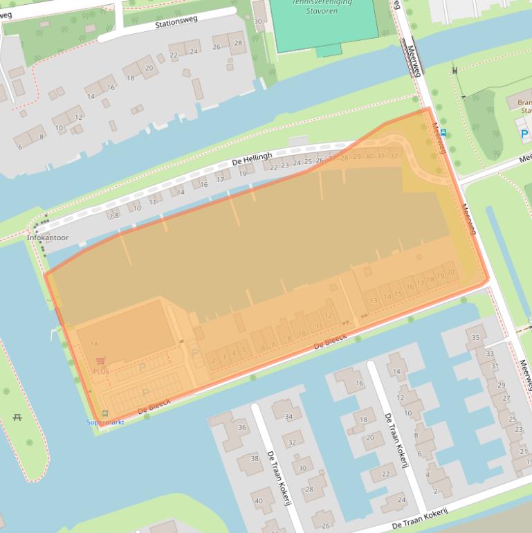Kaart van postcodegebied 8715EJ.