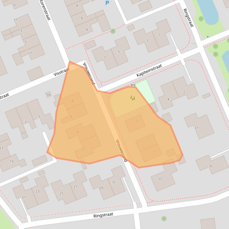 Kaart van postcodegebied 8715EL.