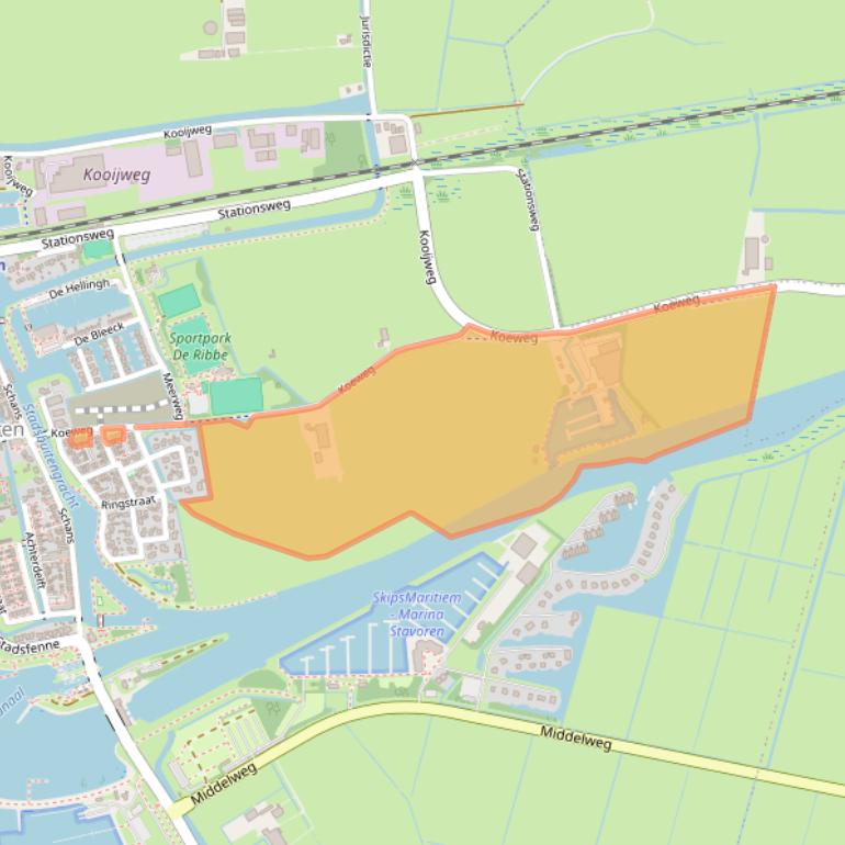 Kaart van postcodegebied 8715EN.