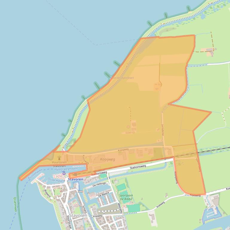 Kaart van postcodegebied 8715EP.