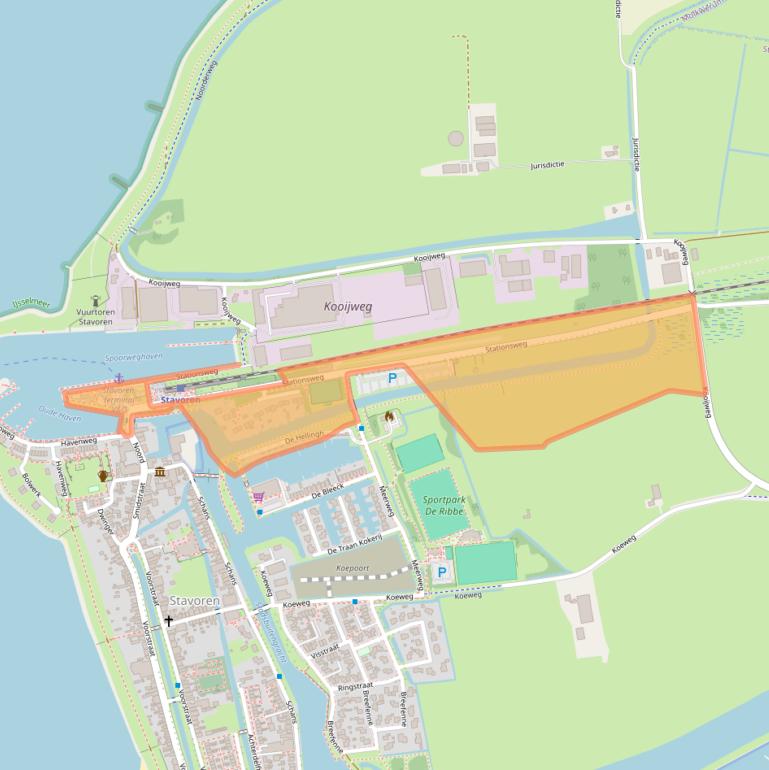 Kaart van postcodegebied 8715ES.