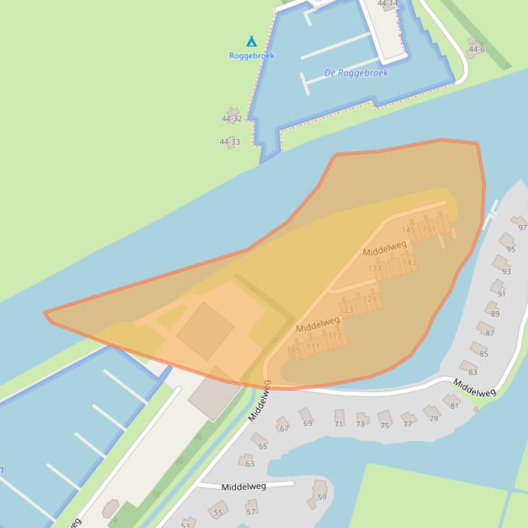 Kaart van postcodegebied 8715EW.