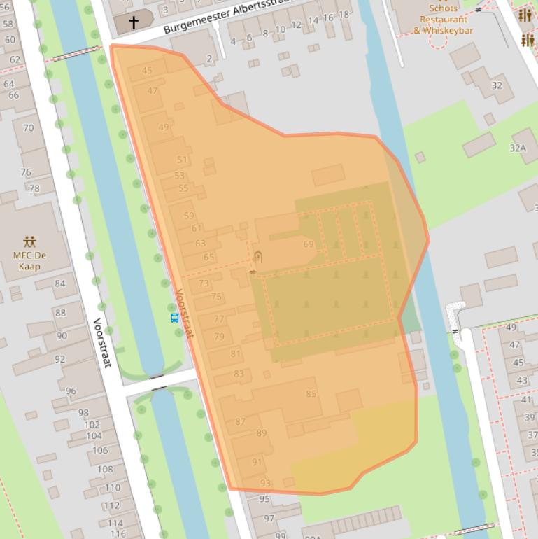 Kaart van postcodegebied 8715HX.
