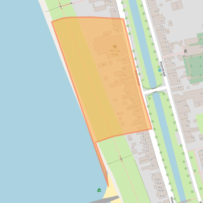 Kaart van postcodegebied 8715JC.