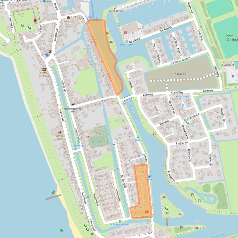 Kaart van postcodegebied 8715JS.