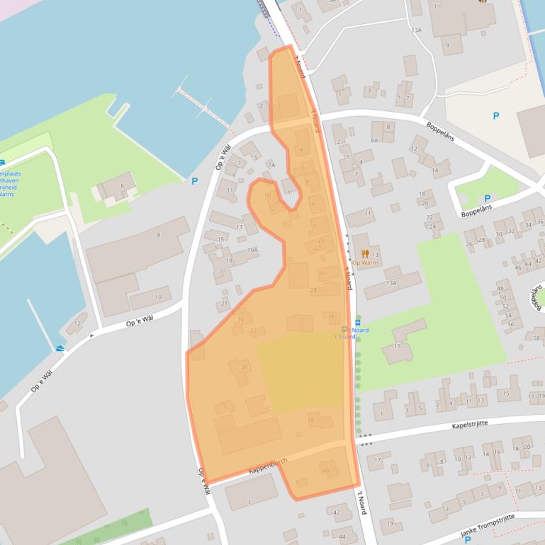 Kaart van postcodegebied 8721GC.