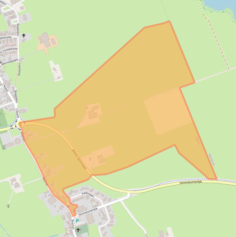 Kaart van postcodegebied 8721GM.