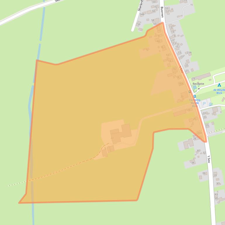 Kaart van postcodegebied 8721GZ.